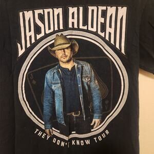 Jason Aldean Concert T "They don't know" Tour Size Small